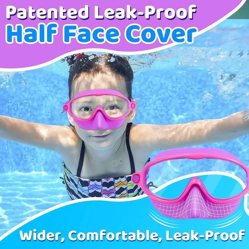 SunnySnap™ Snap-On Swim Goggles for Kids