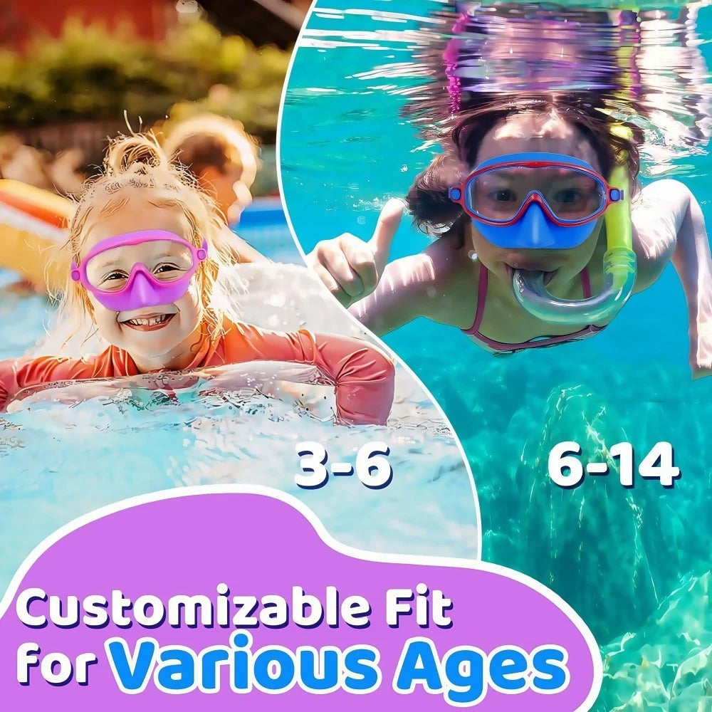 SunnySnap™ Snap-On Swim Goggles for Kids